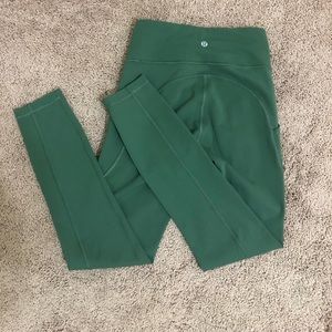 Lululemon legging 25" Everglade Green